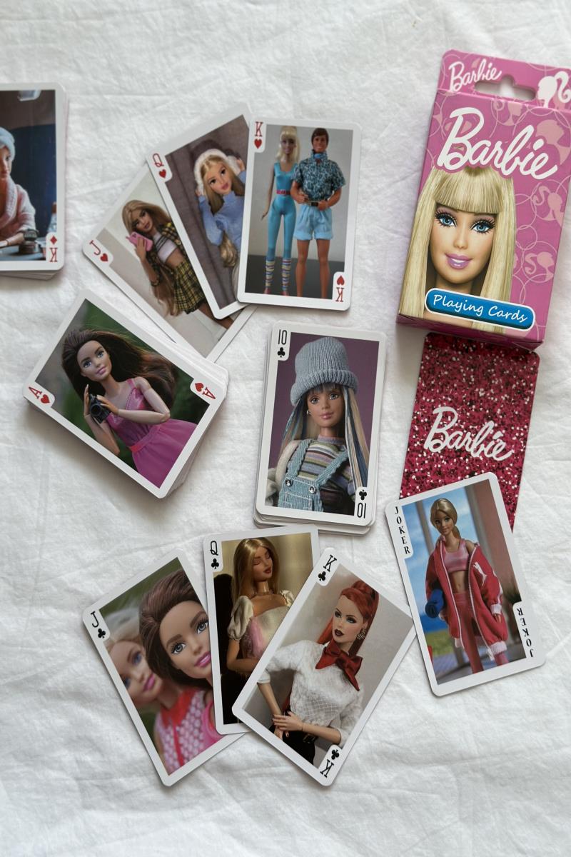 Barbie Desenli İskambil Destesi 