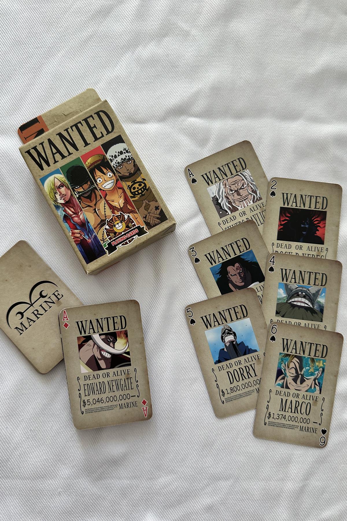 One Piece Wanted İskambil Destesi 
